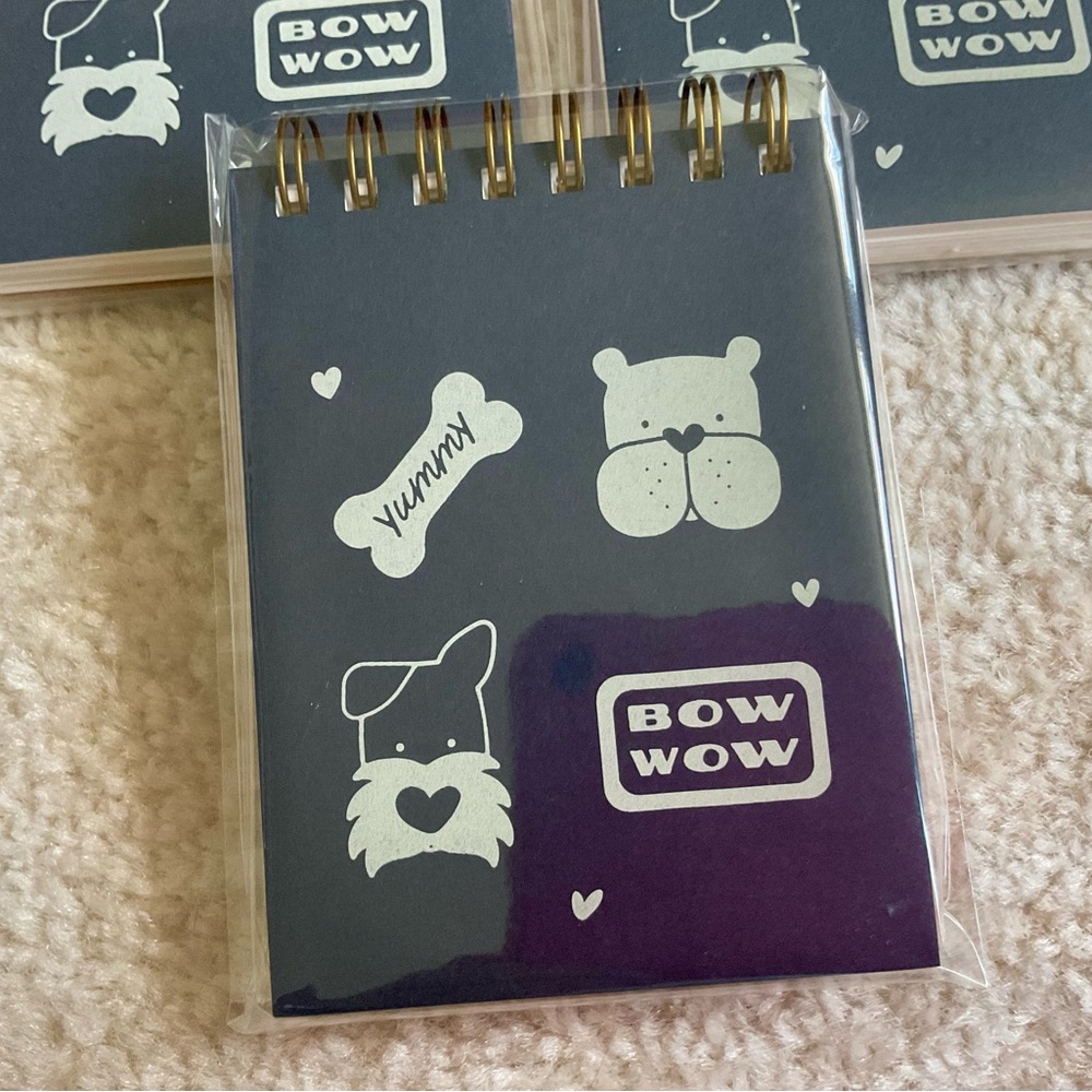 NWT Set of 3 Small Dog Theme Spiral Mini Journal - Picture 2 of 7